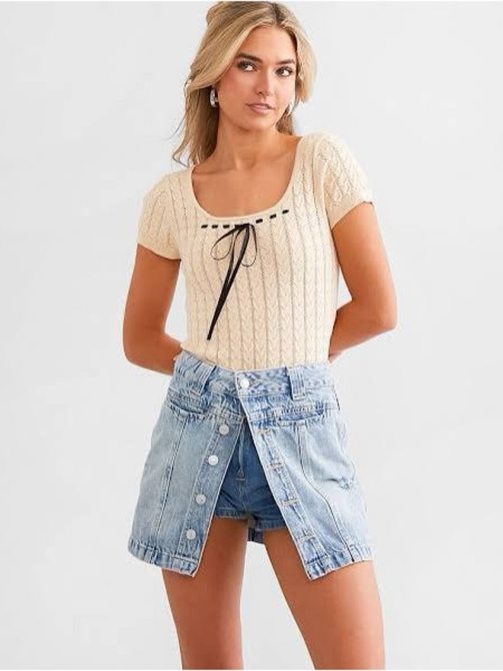 Free People Midnight Sun Skort